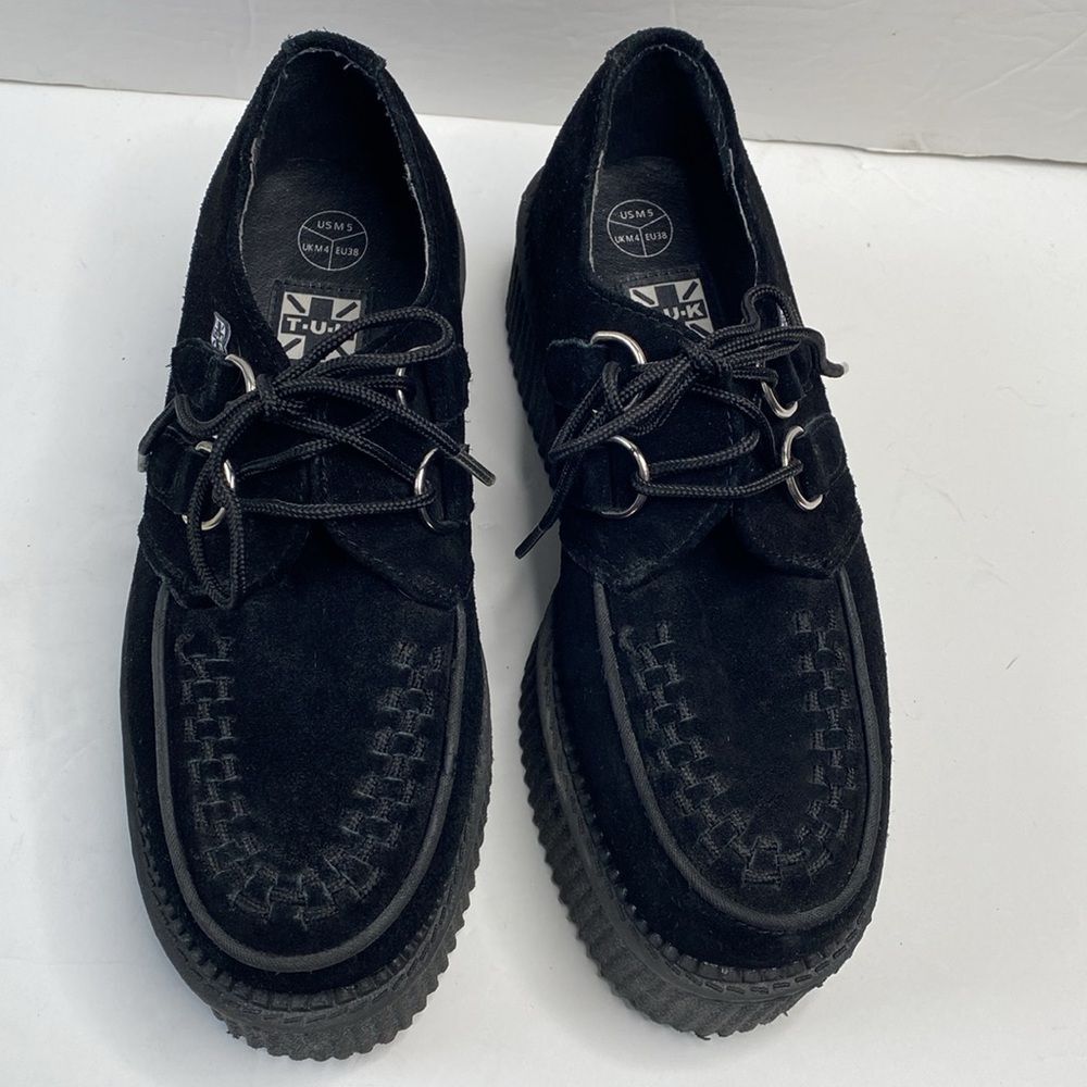 TUK Viva Low Creeper Black Size y - Picture 3 of 13